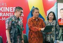 Budi Tampubolon Ketua AAJI bersama jajaran pengurus saat paparan Kinerja Kuartal I 2025