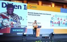 Direktur Jenderal Industri Agro Kemenperin, Putu Juli Ardika saat menjadi pembicara utama pada acara Siemens Tech Summit 2025.