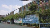 Gedung sekolah SMK Bakti Idhata yang berkolaborasi dengan Indibiz.