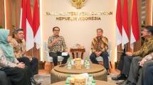 Wamenperin Faisol Riza saat menerima kunjungan Presiden Direktur PT Niramas Pandaan Sejahtera (NPS) Adhi S. Lukman