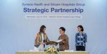 Penandatanganan kerja sama strategis antara Siloam Hospitals dengan Syneos Health untuk riset klinis berstandar internasional.