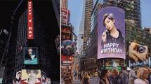 Dapat Ucapan Ulang Tahun, Wajah V BTS Bakal Hiasi Times Square