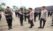 Kapolri Jenderal Listyo Sigit Prabowo meresmikan Patroli Maung Presisi Polda Banten.