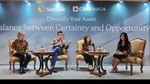 Kah Jing Lee, Chief Client Officer Sun Life Indonesia (tengah) pada kesempatannya dalam acara Client Gathering yang diselengggarakan di Jakarta