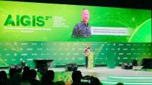 Menteri Perindustrian (Menperin) Agus Gumiwang Kartasasmita saat membuka gelaran 2nd AIGIS 2025 (Foto: Ridwan/Industry.co.id)