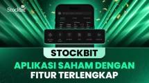 Keterangan Foto (ilustrasi): Aplikasi investasi dan trading saham Stockbit.