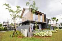 Salah satu rumah contoh PT Lippo Karawaci Tbk. (LPKR) di kawasan Tangerang.