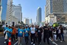 Pengurus Forjukafi saat Funwalk