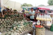 Penjual Nanas yang mendapatkan KUR BRI