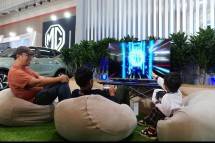 Persiapan pembukaan GIIAS Bandung 2025.