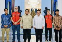 Presiden Prabowo dan Juara Dunia MotoGP Mark Marques