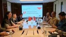 Menperin Agus Gumiwang Kartasasmita saat melakukan pertemuan dengan Beiken Energy Group Co., Ltd.