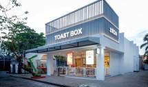Gerai Toast Box di KM 57, Rest Area Jakarta Cikampek.