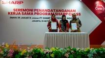 Jembatani Dunia Pendidikan dan Industri, Sharp Hadirkan program Sharp Class di SMKN 39 Jakarta