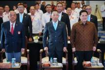 Kapolri Jenderal Listyo Sigit Prabowo menghadiri pembukaan Musyawarah Nasional (Munas) Indonesia Cycling Federation (PB ISSI) yang digelar di The Tribrata, Jakarta Selatan, pada Kamis, 30 Oktober 2025.