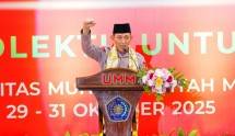 Kapolri Jenderal Listyo Sigit Prabowo secara resmi menutup acara Tanwir ke-XXXIII Ikatan Mahasiswa Muhammadiyah (IMM) yang digelar di UMM Dome, Malang, Jawa Timur, pada Jumat, 31 Oktober 2025. 
