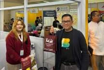 Suasana pameran yang BSI ikut mendukung agenda tersebut