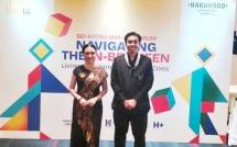 dari kiri: Devi Attamimi, Group CEO Hakuhodo International Indonesia dan Rian Prabana, Senior Director of Strategy Hakuhodo International Indonesia & Head of Sei-katsu-sha Lab merilis hasil studi terbarunya bertajuk &ldquo;Navigating the In Between &ndash; Living as Indonesian Middle Class&rdquo;.