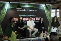 Konferensi Pers Tokopedia dan Tiktokshop