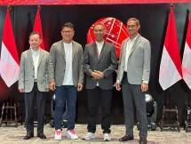 Manajemen PT PEFINDO Biro Kredit yang hadir dalam peluncuran sistem EAGLE, sebuah sistem yang dirancang untuk menghadirkan proses pengolahan data kredit dan data lain dengan lebih cepat, aman dan andal bagi pengembangan industri keuangan nasional.