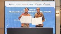 Pupuk Kaltim & Pertamina Petrochemical Trading Teken MoU Jual-Beli&nbsp;Soda Ash