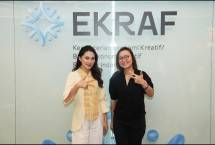 Wakil Menteri Ekonomi Kreatif (Ekraf) Irene Umar bersama Gubernur Maluku Utara Sherly Tjoanda.