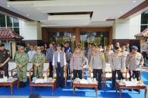 Kapolri Jenderal Listyo Sigit Prabowo menghadiri 'Apel Srawung Agung Kelompok Jaga Warga untuk Jogja Damai. 