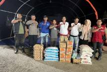 Bantuan yang didistribusikan BSMI di Sumut