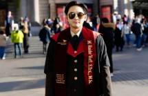 Ipda M. Haidar Yaafi, perwira muda Korlantas Polri, meraih gelar Master dengan predikat tertinggi di University of Edinburgh.