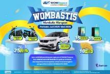 Berbagai macam hadiah yang ditawarkan PT Wahana Ottomitra Multiartha Tbk pada Program Undian WOMBASTIS &ldquo;Membuka Harapan&rdquo; 2025. (Foto: Humas WOMF)
