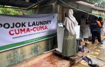 DMC Dompet Dhuafa hadirkan layanan program Pojok Laundry Cuma-Cuma yang beroperasi di Desa Stasiun, Kecamatan Besitang, Kabupaten Langkat, pada Selasa (9/12/2025).