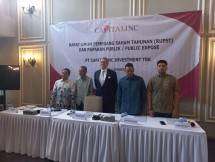 Manajemen dan Direksi PT Capitalinc Investment Tbk berfoto bersama usai acara Paparan Publik 2025 di Jakarta pada 12 Desember 2025. (Foto: Humas PT Capitalinc Investment Tbk)