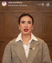 Keterangan Foto (tangkapan layar Ig) Menteri Pariwisata, Widiyanti Putri Wardhana.
