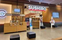 Gerai SUSHIRO di pusat perbelanjaan, yang di sejumlah lokasinya di Indonesia menggunakan layanan musik latar berlisensi dari USEA Global.