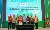 Foto (Ist) Seminar Pembukaan Rapat Kerja Asosiasi Pulp dan Kertas Indonesia (APKI) Tahun 2025 yang mengusung tema &ldquo;Beyond Growth: Transforming Indonesia&rsquo;s Pulp and Paper Industry Towards a Sustainable Future&rdquo;.