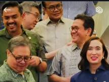 Foto(tangkapan layar Ig) Menteri Pariwisata Widiyanti Putri Wardhana mendampingi Menteri Koordinator Bidang Perekonomian Airlangga Hartarto bersama jajaran Menteri Kabinet Merah Putih dalam kunjungan kerja ke Pondok Indah Mall, Jakarta.