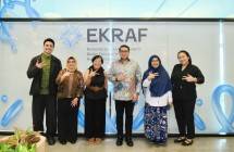 Menteri Ekraf Teuku Riefky saat menerima audiensi Chairwoman JFW, Svida Alisjahbana, di Kantor Kementerian Ekraf, Jakarta pada Kamis, 8 Januari 2026.