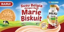MILKU Marie Biskuit, susu UHT pilihan lebih sehat, lezat, dan bernutrisi untuk mendukung anak hingga remaja aktif dan kuat menjalani aktivitas sehari-hari.