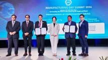 Penandatanganan MoU antara HKI dengan SMF yang disaksikan Wamenperin Faisol Riza
