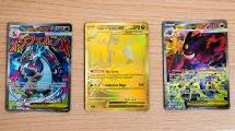Kartu Mega Charizard X ex MA, Mega Dragonite ex MUR & Mega Gengar ex SAR