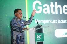 Direktur Utama BSN, Alex Sofjan Noor saat memberikan sambutan dalam acara BSN Developer Gathering 2026, di Jakarta, Rabu (4/2/2026).