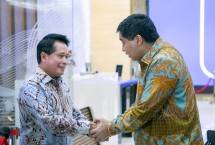 Menteri Perumahan dan Kawasan Permukiman (PKP) Maruarar Sirait dan Direktur Utama BRI Hery Gunardi