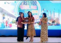 Wakil Menteri Pariwisata Ni Luh Puspa pada pembukaan Astindo Travel Fair 2026 di Hall 1 ICE-BSD, Jumat (6/2/2026).