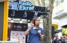 Wakil Menteri Ekonomi Kreatif, Irene Umar, secara resmi meluncurkan program Radio Ekraf 2026, di Cihampelas Walk, Bandung, Minggu (8/2/2026).