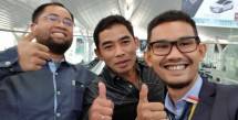 CEO CeknRicek Fikar Rizky Mohammad, Ketua Perhimpunan Ilmuwan Indonesia Jepang Ivananto dan Pengusaha Muda Mahmudi Fukumoto (foto INDUSTRY.co.id)