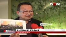 Guru Besar UI Rhenald Kasali menjadi salah satu bintang tamu dalam perayaan 18 tahun tvOne