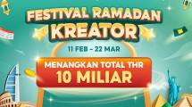 Festival Ramadan Kreator 2026 Resmi Digelar, Shopee Siapkan Total THR Rp10 Miliar dan Hadiah Liburan Keliling Dunia