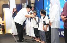 Bank Mandiri menggelar kegiatan Buka Puasa Bersama dan Santunan Anak Yatim di Gedung Menara Mandiri Regional 1/Sumatera 1, Jalan Pulau Pinang Medan, Selasa (24/2/2026).