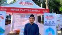 William Gunardi Syarief, Pengelola Masjid Cut Meutia apresiasi dukungan AQUVIVA untuk tahun kedua.