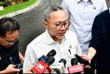 Menteri Koordinator Bidang Pangan Zulkifli Hasan di Istana Merdeka, Jakarta, pada Senin, 2 Maret 2026.